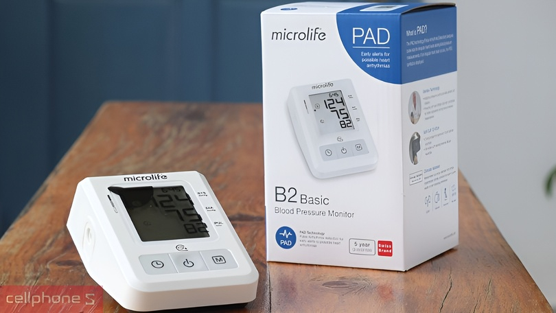 Máy đo huyết áp bắp tay Microlife B2 Basic