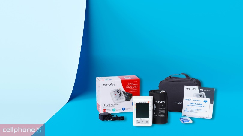 Máy đo huyết áp bắp tay Microlife B3 AFIB ADVANCED tích hợp nhiều công nghệ đo hiện đại