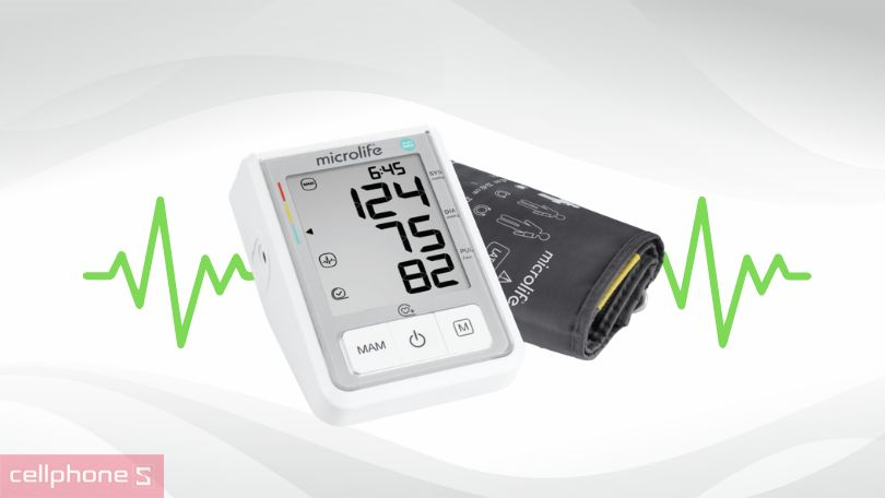Máy đo huyết áp bắp tay Microlife B3 Basic - Gọn đẹp, đo chính xác