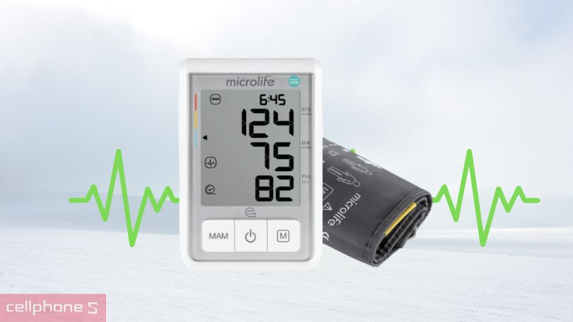 Máy đo huyết áp bắp tay Microlife B3 Basic - Gọn đẹp, đo chính xác