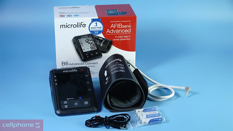 Máy đo huyết áp bắp tay Microlife B6 Advanced Connect