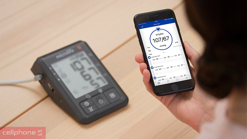 Hướng dẫn sử dụng máy đo huyết áp bắp tay Microlife B6 Advanced Connect