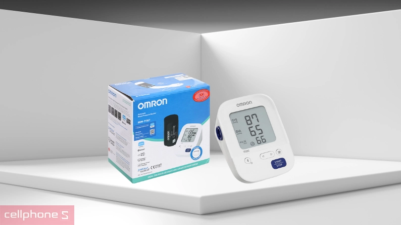 Máy đo huyết áp bắp tay Omron HEM-7156T – Đo chính xác, theo dõi hiệu quả