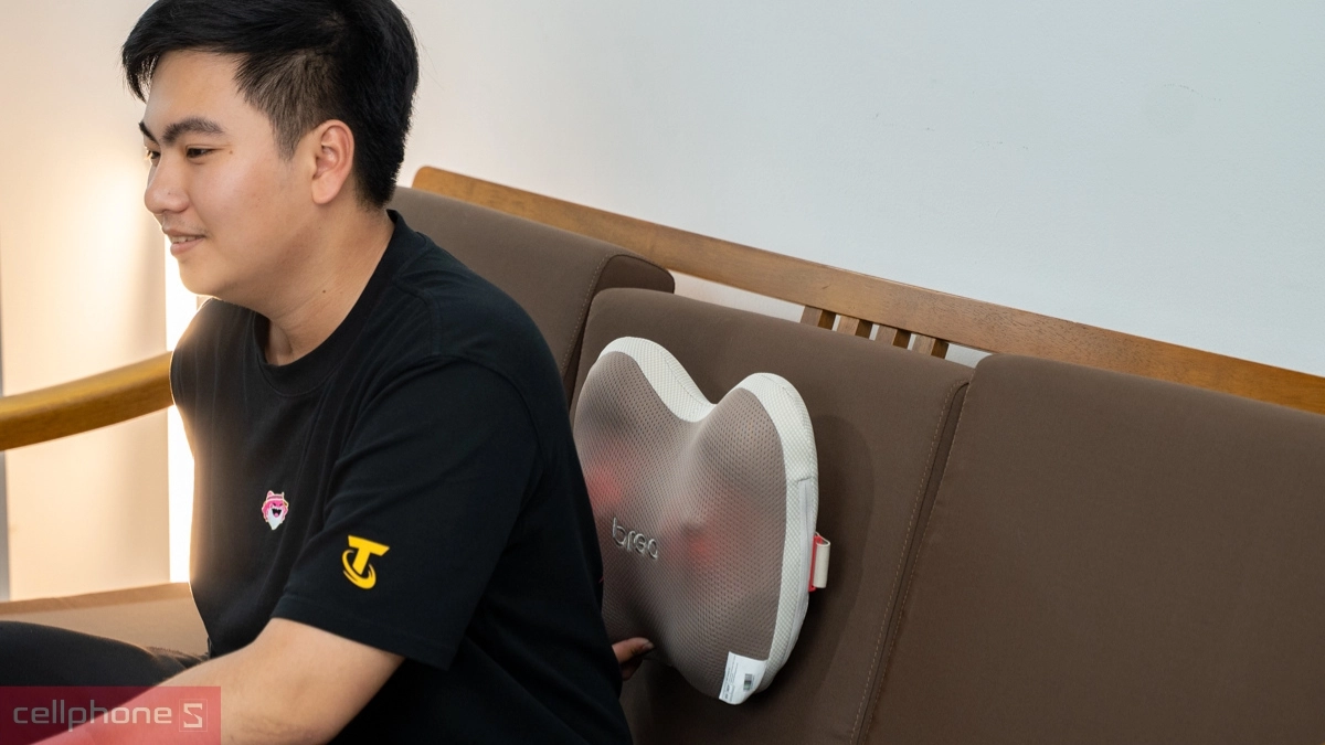 Máy massage lưng Breo Back 2 - Kỹ thuật xoa bóp tiên tiến với thiết kế công thái học tiện lợi