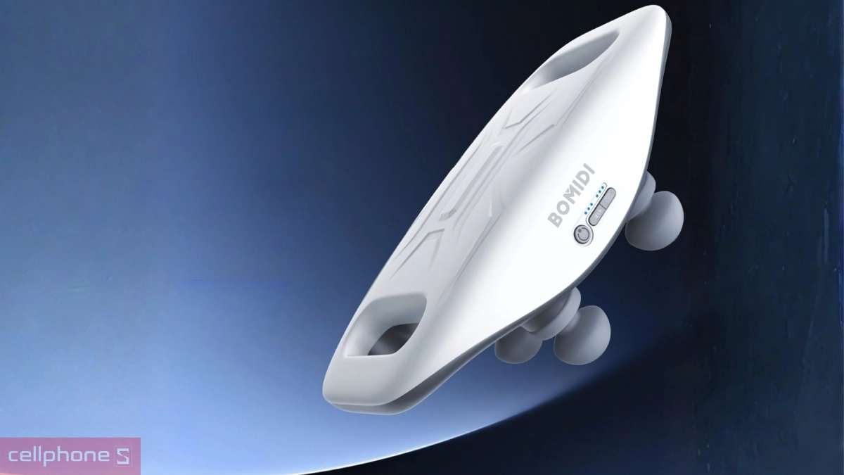 Thiết kế công thái học máy massage cầm tay Bomidi MG3