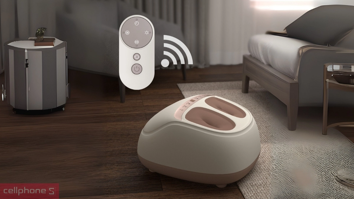 Tùy chỉnh dễ dàng với remote điều khiển từ xa