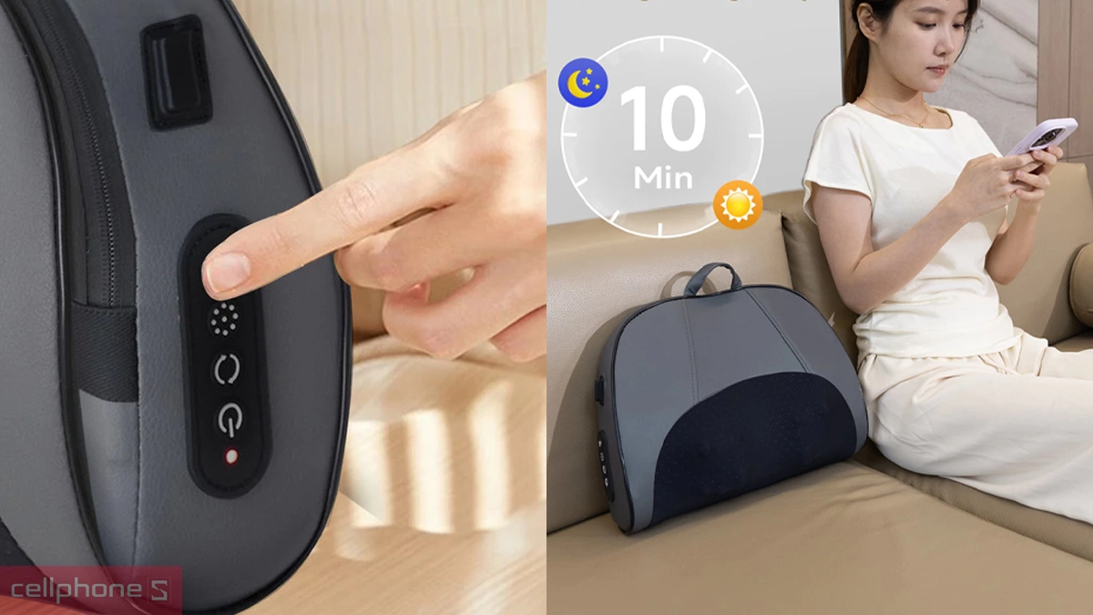 Điều khiển cảm ứng gối massage Bomidi MP1 Pro