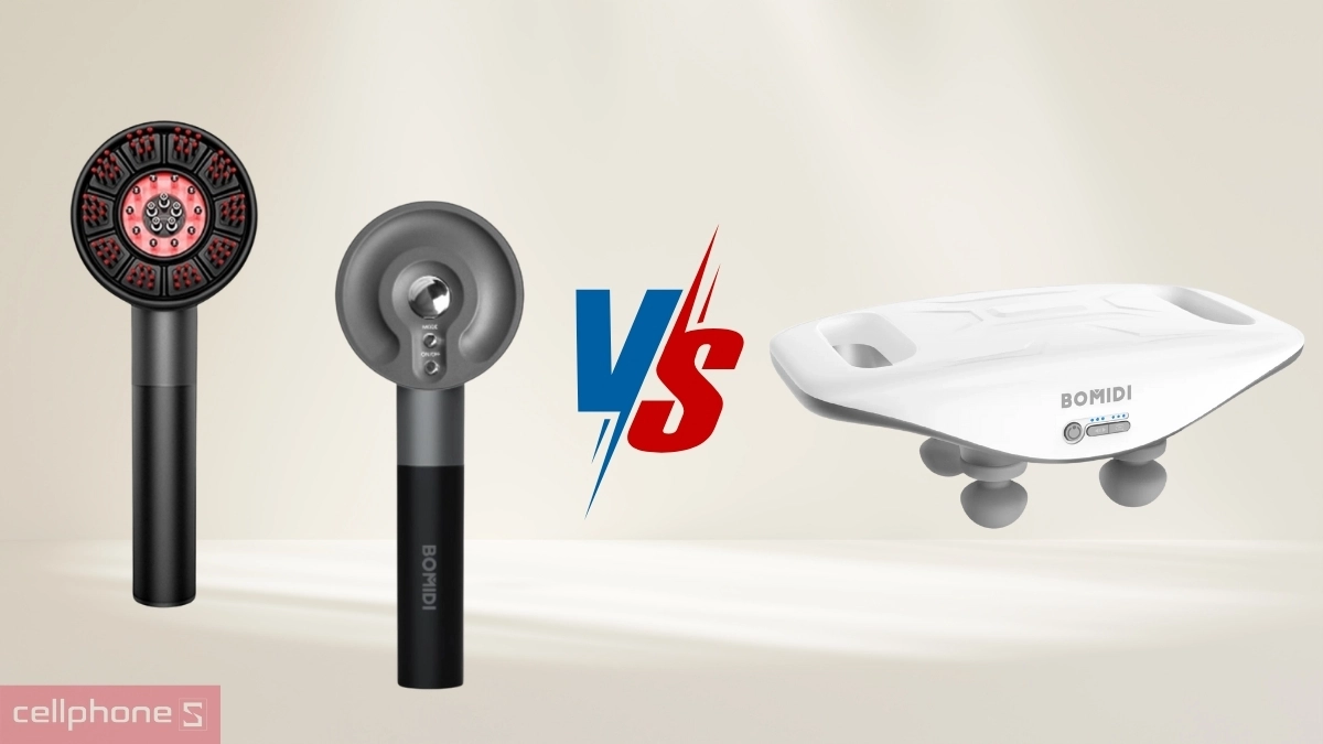 So sánh máy Massage Bomidi MG4 và Massage Bomidi MG3