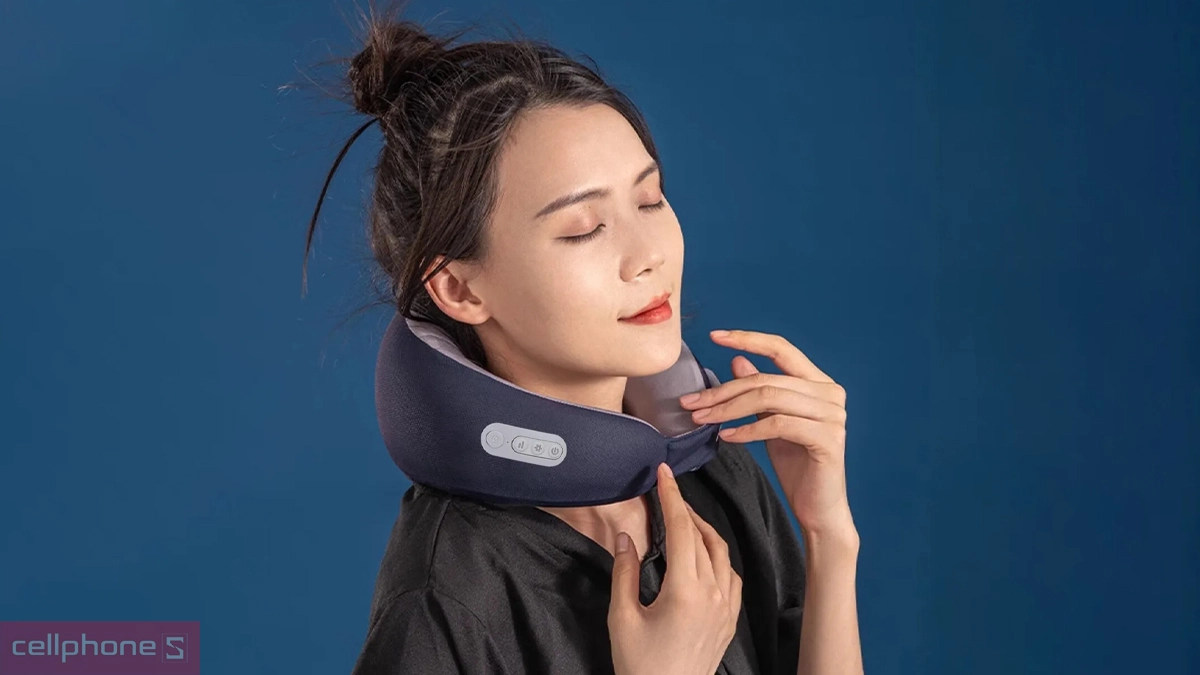 Gối massage cổ Buheung MK333 – Gọn nhẹ và thư giãn hiệu quả