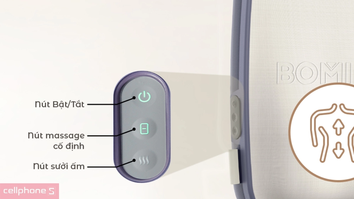 Công suất máy massage BOMIDI BM02