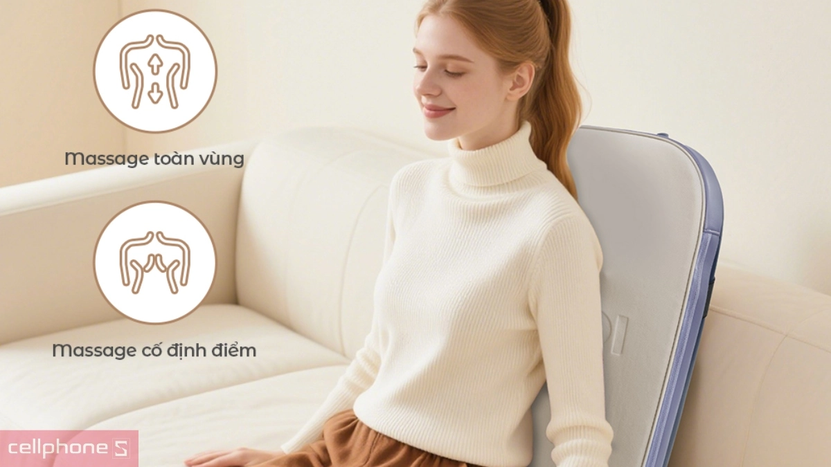 2 chế độ tùy chỉnh máy massage BOMIDI BM02