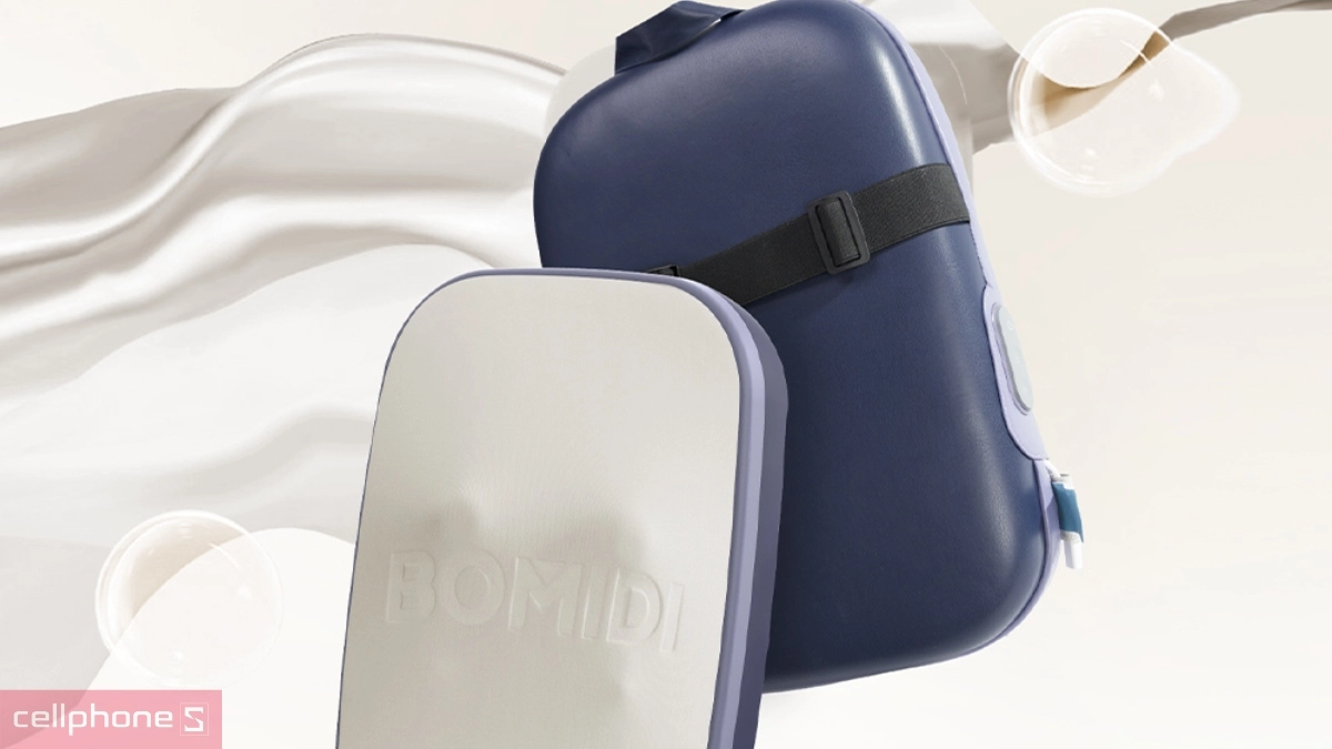 Thiết kế thoáng khí máy massage BOMIDI BM02