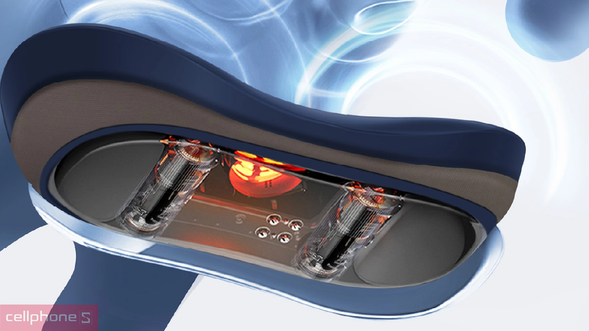 Dung lượng pin lớn máy massage BOMIDI BM03