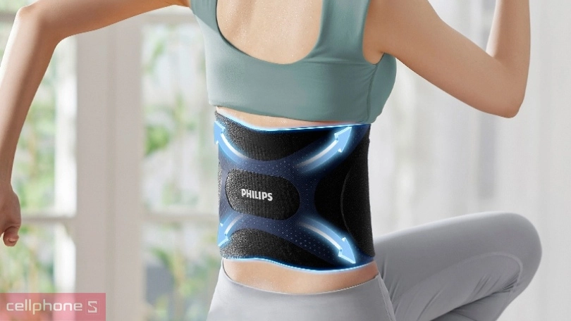 Máy massage đai bụng Philips PPM4331 – Nâng cấp buổi tập, massage thư giãn