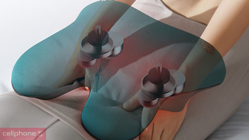 Máy Massage Lưng Philips PPM3111 - Thiết kế sạc không dây tiện lợi với công nghệ massage 3D tiên tiến