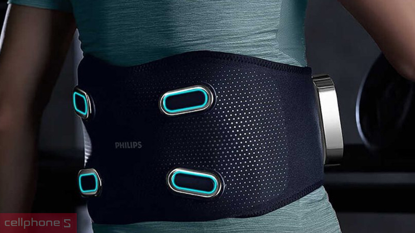 Máy massage lưng Philips PPM4721 - Bảng điều khiển cảm ứng hiện đại, thời lượng sử dụng lớn