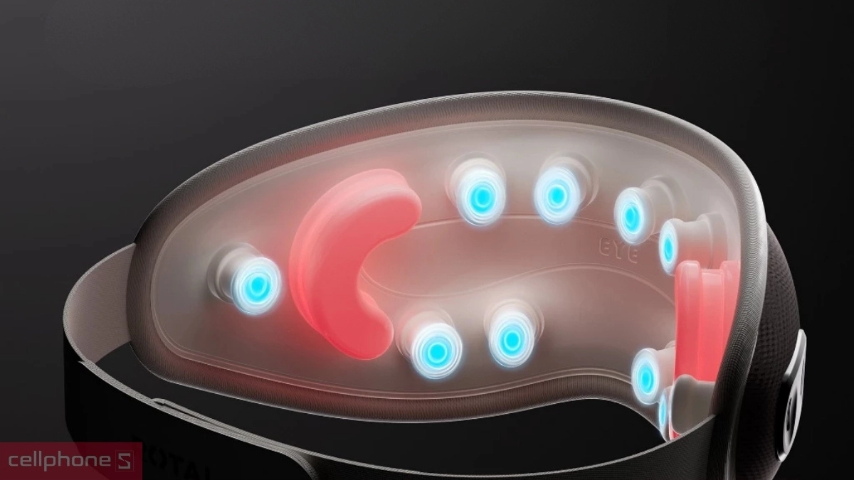 Cấu tạo máy massage mắt Buheung LUX-520