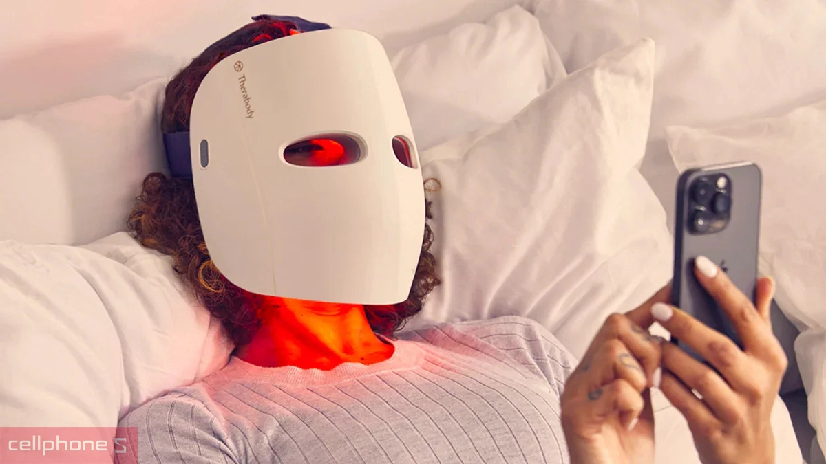 Hiệu quả lâm sàng của Mặt nạ ánh sáng sinh học TheraFace Mask Glo
