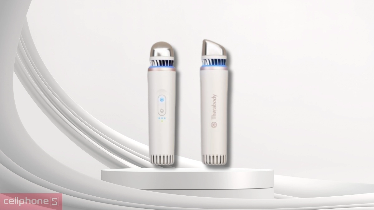 Sáu mức nhiệt linh hoạt của Máy massage đẩy tinh chất TheraFace Depuffing Wand