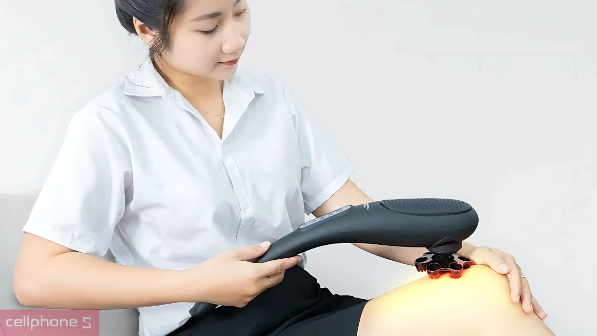 Công suất vừa phải, linh hoạt điều chỉnh cường độ massage