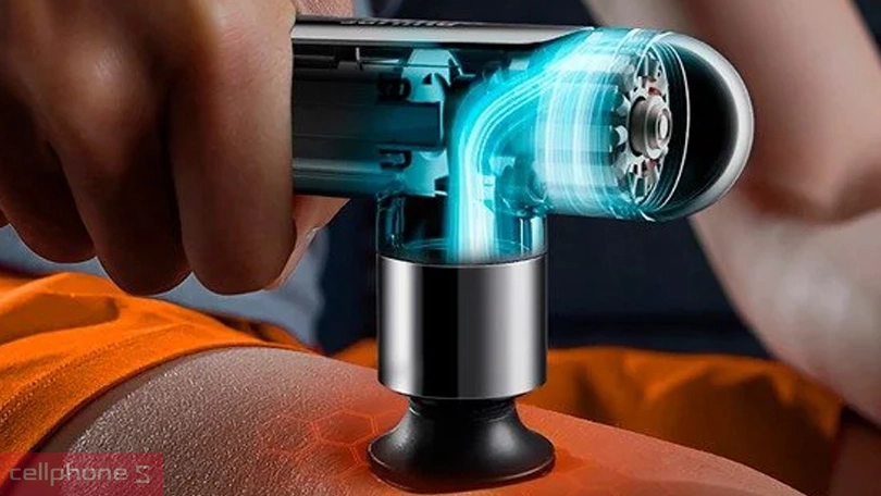 Súng massage Fascial Gun Philips PPM7303 - Động cơ mạnh mẽ, kiểu dáng nhỏ gọn, dễ cầm nắm