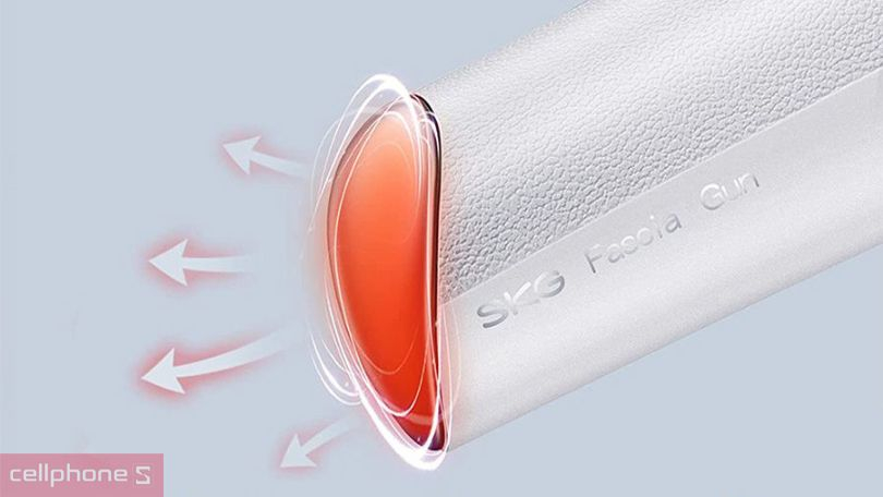 Súng massage SKG F5EN - Giảm đau mọi vị trí trên cơ thể 