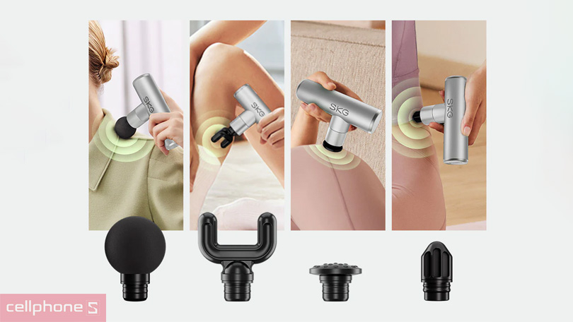 Hướng dẫn sử dụng súng massage SKG Mini F3 Lite