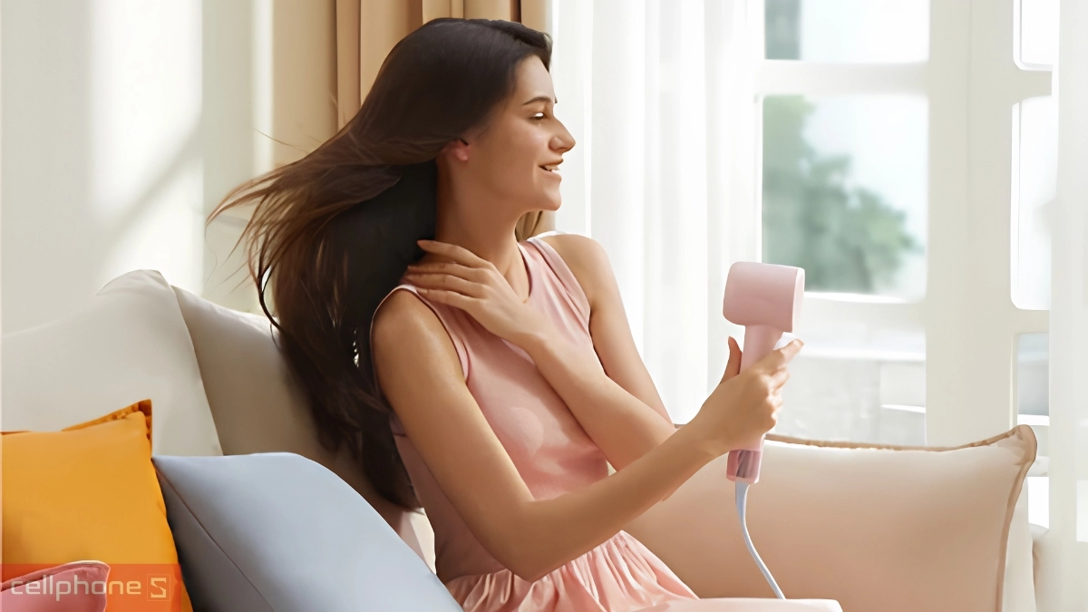 Khả năng làm khô tóc nhanh của Máy sấy tóc Dreame Gleam