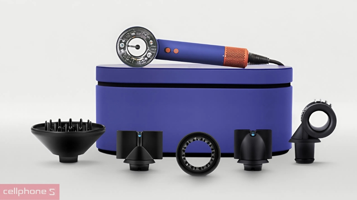 Máy sấy tóc Dyson đa dạng đầu phụ kiện