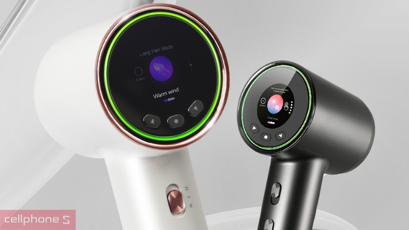 Máy sấy tóc ion âm Halio Hypersonic Hair Dryer Pearl – Bảo vệ cho mái tóc suôn mượt 