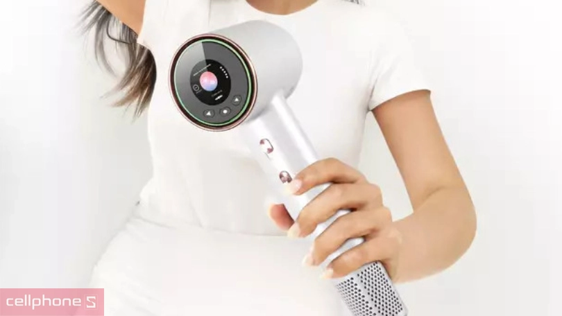 Máy sấy tóc ion âm Halio Hypersonic Hair Dryer Pearl – Bảo vệ cho mái tóc suôn mượt 