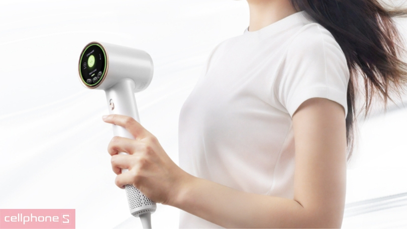 Máy sấy tóc ion âm Halio Hypersonic Hair Dryer Pearl – Bảo vệ cho mái tóc suôn mượt 