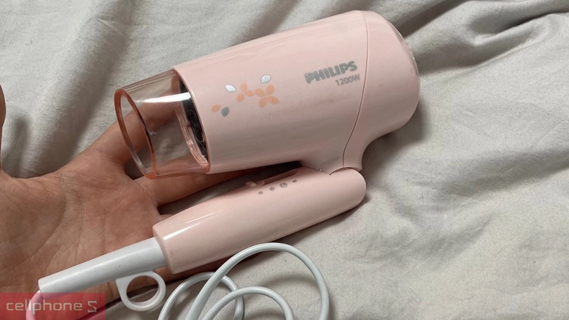 Máy sấy tóc Philips BHC010 - Kiểu dáng hiện đại, công suất sấy mạnh mẽ