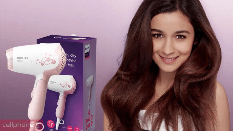 Máy sấy tóc Philips HP8108 - Sấy tóc nhanh, bảo vệ tóc hiệu quả