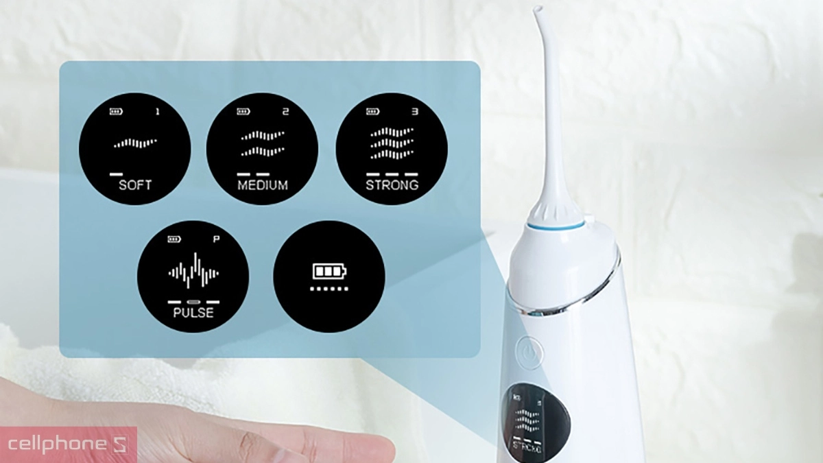 Chế độ máy tăm nước Lumias LWF-280W