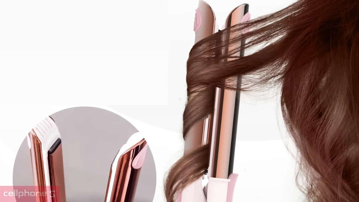 Thiết kế máy tạo kiểu Halio 2in1 Airplus Hair Styler