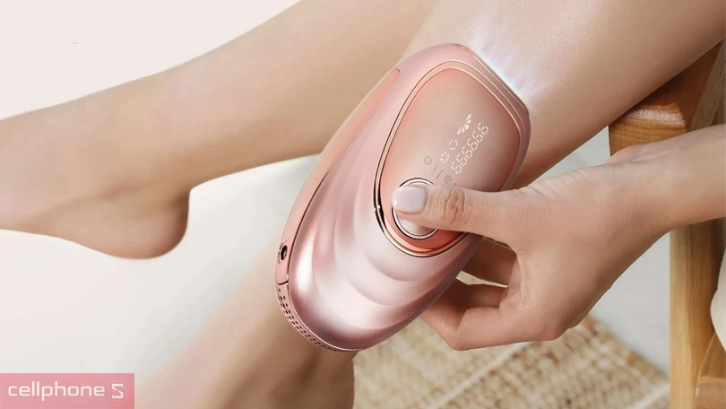Máy triệt lông Halio IPL Cooling Hair Removal Device nâng cấp - Hỗ trợ triệt lông với công nghệ hiện đại