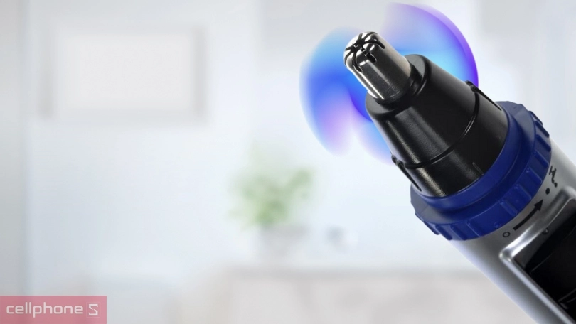 Máy tỉa lông mũi Panasonic ER-GN30-K453: dao inox siêu bén, kháng nước an toàn