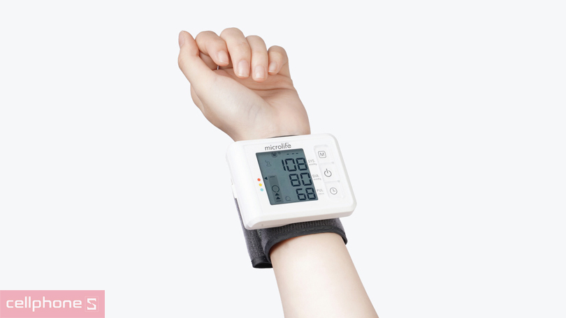 Máy đo huyết áp cổ tay Microlife