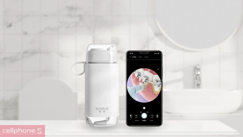 Máy tăm nước nha khoa SUNUO C3 Pro Water Pick Flosser: nhỏ gọn, vệ sinh sâu