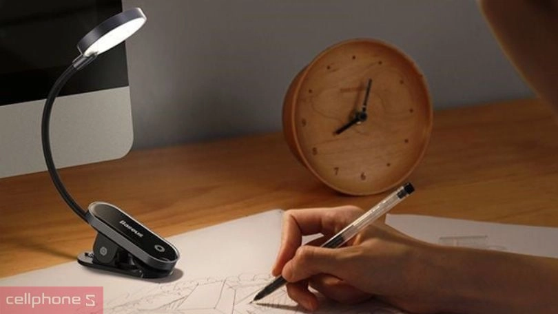 Thiết kế đèn đọc sách Baseus Comfort Reading Mini Clip