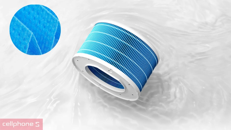 Thiết kế lõi lọc không khí Xiaomi Smart Evaporative Humidifier