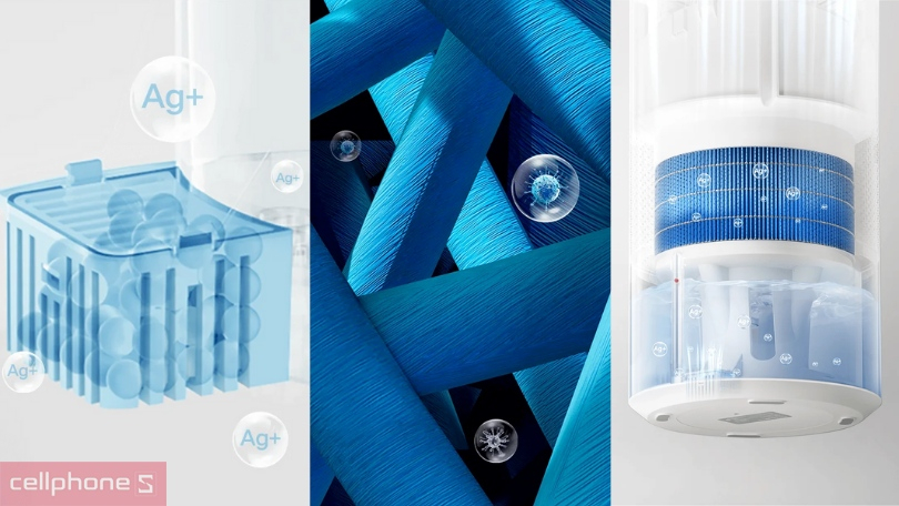 Khả năng khử khuẩn của lõi lọc không khí Xiaomi Smart Evaporative Humidifier