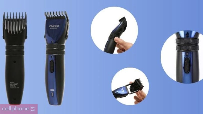 Tông đơ hớt tóc pin sạc Flyco FV5809VN tiện ích, bền bỉ