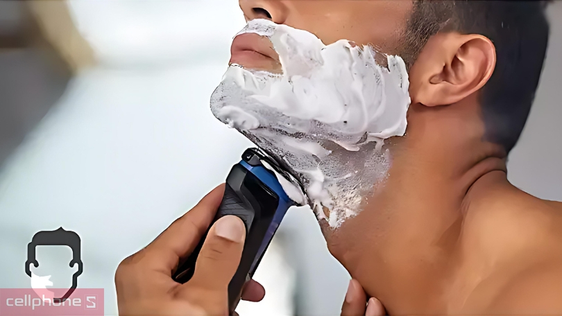 Máy cạo râu Philips S1030: cạo khô và ướt với đầu dao flex 3 hướng siêu bén