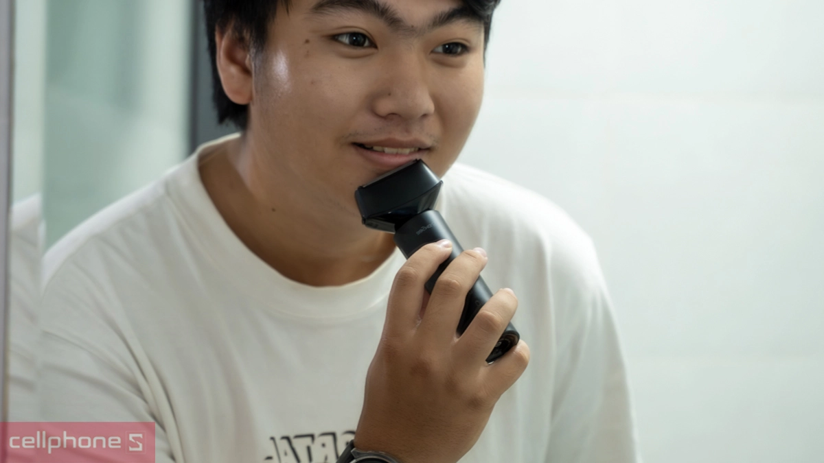 Máy cạo râu Showsee F601-BK - Dễ vệ sinh, tiện lợi khi mang theo