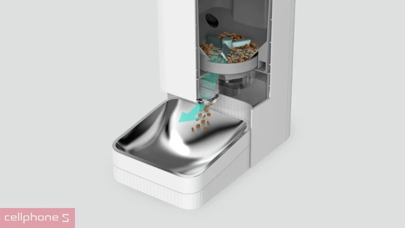 Thiết kế máy chia thức ăn thông minh cho thú cưng Xiaomi Smart PET Food Feeder EU