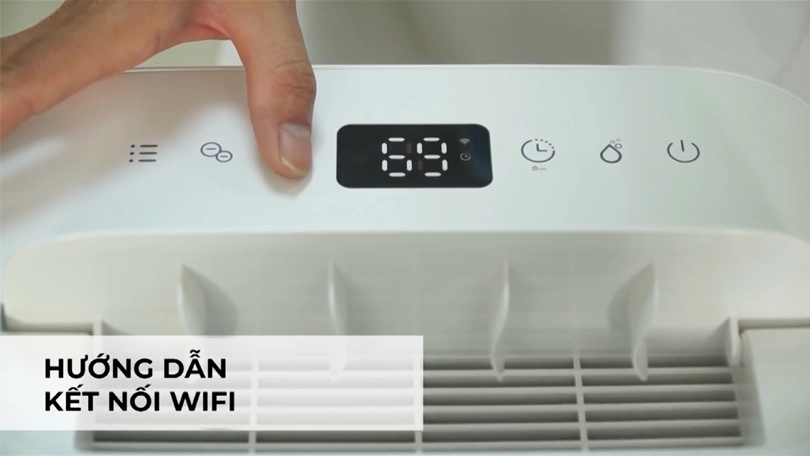 Hướng dẫn kết nối máy hút ẩm FujiE HM-914EC Pro với điện thoại