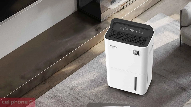 Máy hút ẩm Kangaroo KGDH16 - Kiểm soát ẩm thông minh kết hợp sấy quần áo