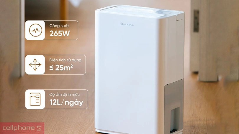 Lý do nên chọn mua máy hút ẩm Lumias D3?